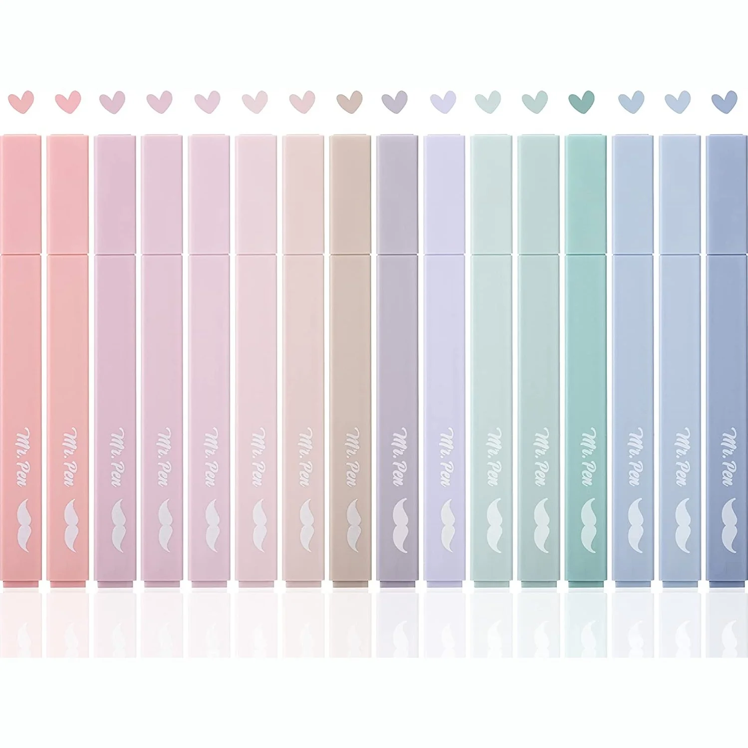 Aesthetic Highlighters, 16 Pack, Assorted Colors, No-Bleed Ink, Chisel Tip, Cute Bible-Safe Study Supplies - Image 11