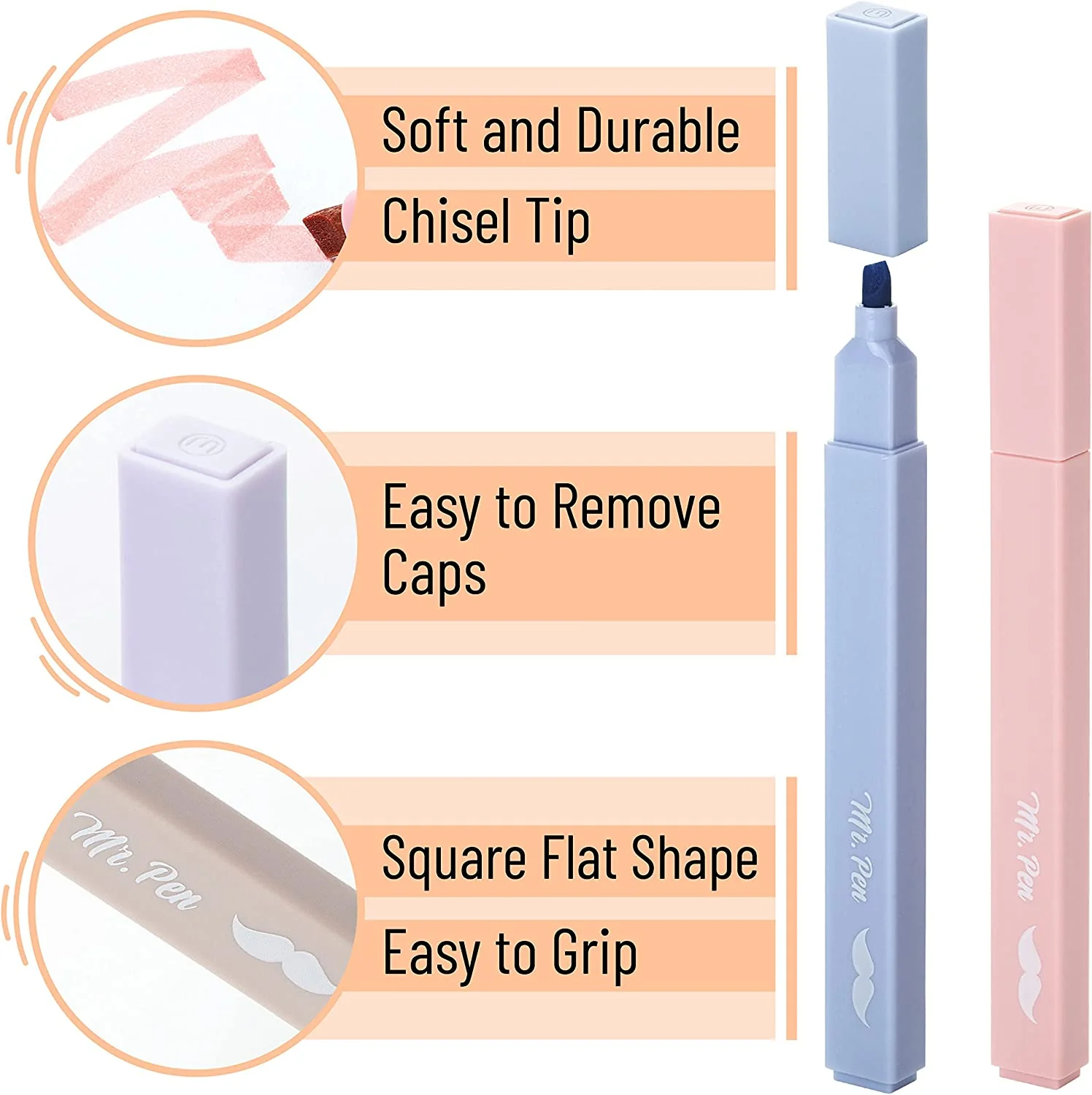 Aesthetic Highlighters, 16 Pack, Assorted Colors, No-Bleed Ink, Chisel Tip, Cute Bible-Safe Study Supplies - Image 13