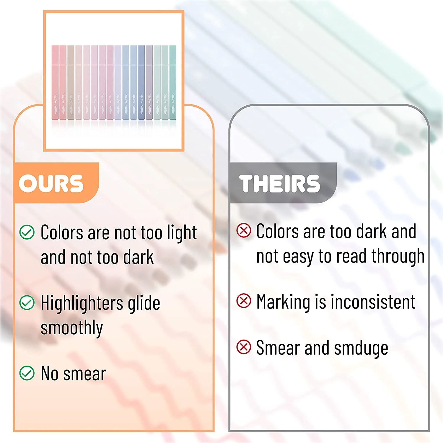 Aesthetic Highlighters, 16 Pack, Assorted Colors, No-Bleed Ink, Chisel Tip, Cute Bible-Safe Study Supplies - Image 15