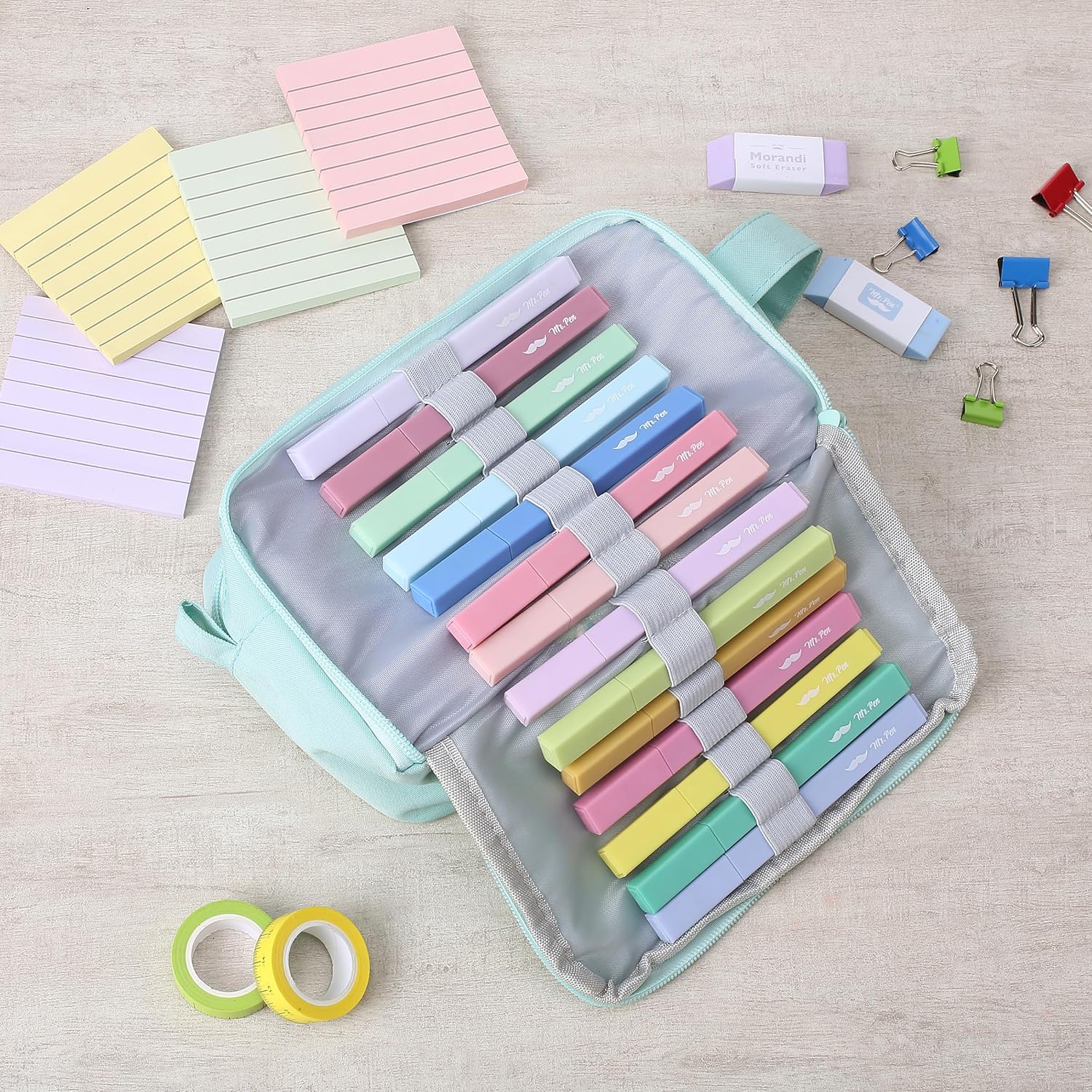 Aesthetic Highlighters, 16 Pack, Assorted Colors, No-Bleed Ink, Chisel Tip, Cute Bible-Safe Study Supplies - Image 9