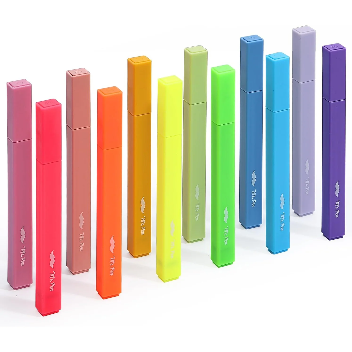 Aesthetic Bible Highlighters, 12 Pack, Vibrant Colors, No-Bleed Ink, Chisel Tip - Image 8