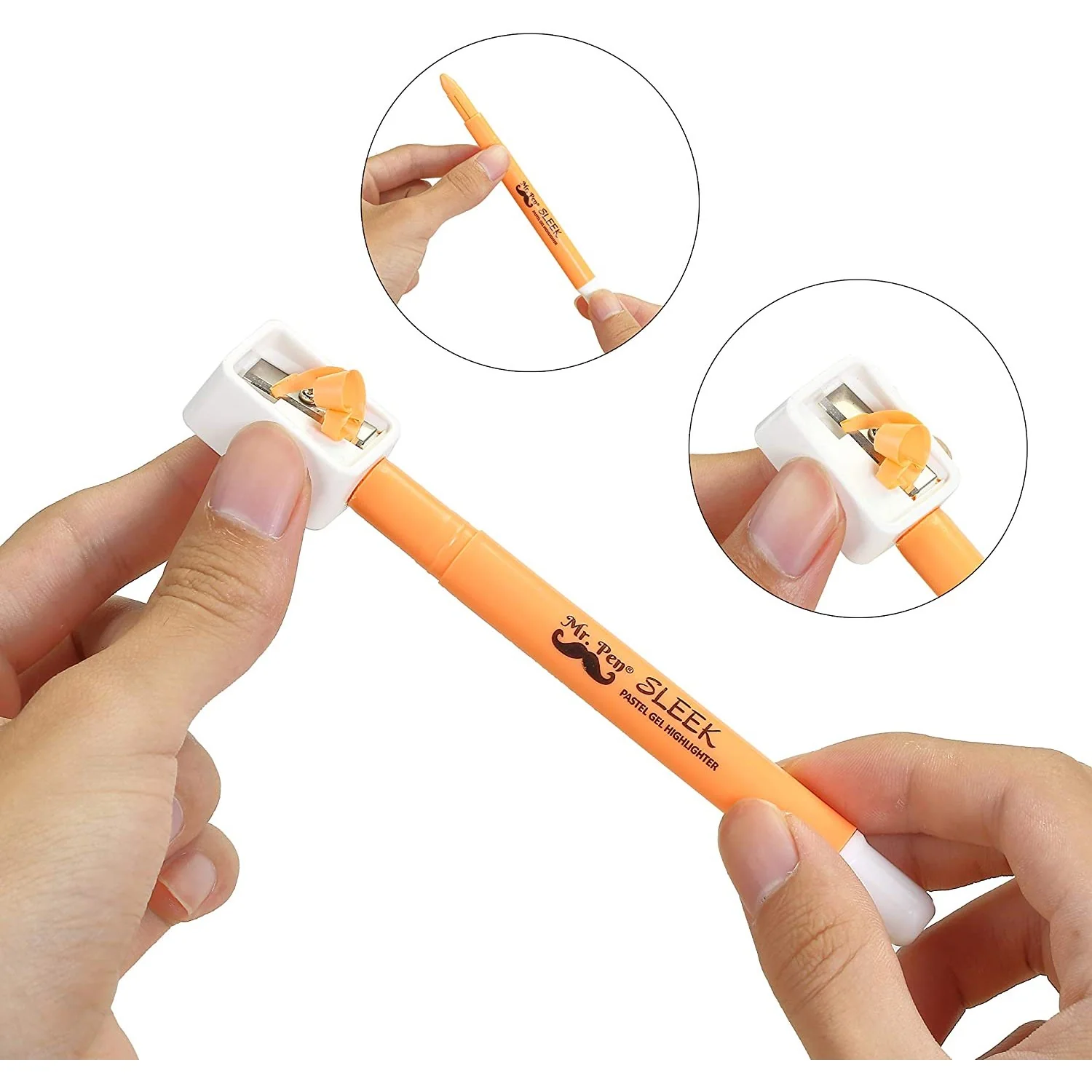 Bible Gel Highlighters, 8 Pack, Pastel Colors, No-Bleed, Twist-Up, Sharpenable Tips - Image 14