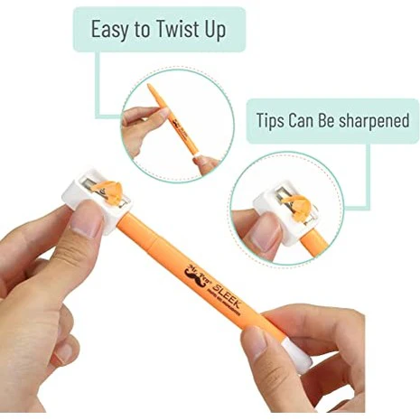 Bible Gel Highlighters, 8 Pack, Pastel Colors, No-Bleed, Twist-Up, Sharpenable Tips - Image 5