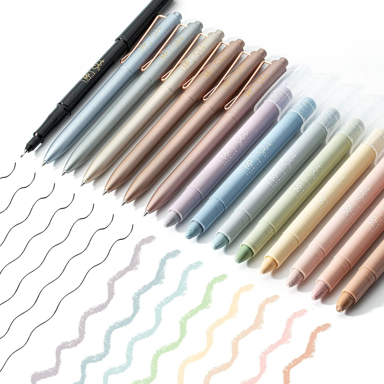 Bible Journaling Kit, Selah Collection, No Bleed Pens & Gel Highlighters, Tabs, Washi Tape, Stickers - Image 9