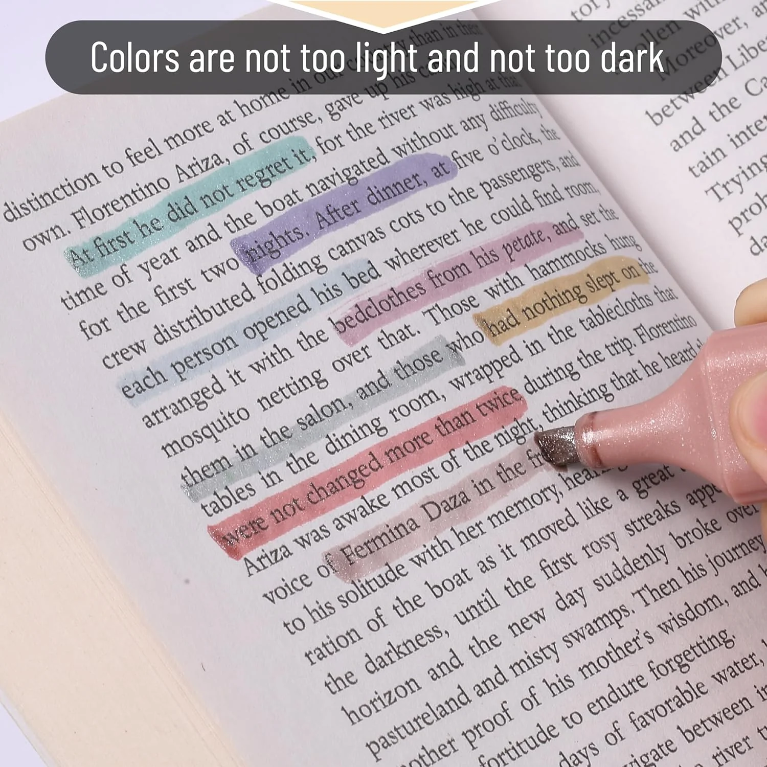 Glitter Highlighters, 8 Pack, Metallic Colors, Chisel Tip, Aesthetic & Cute Highlighters for School, Journaling & Crafts - Image 5